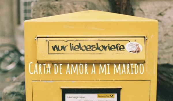 Carta a mi marido