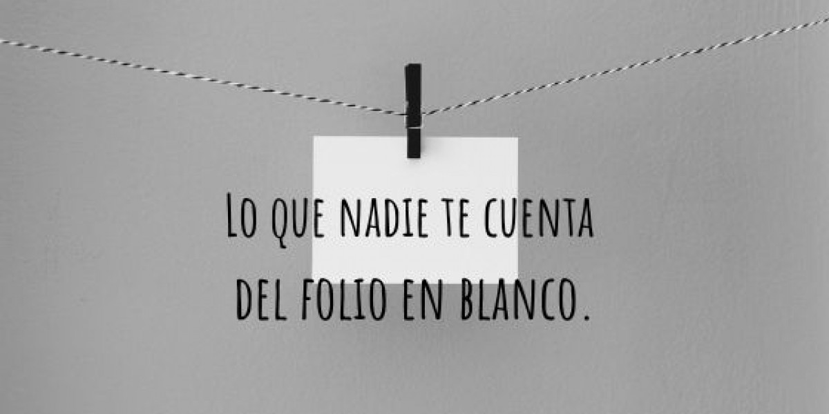 folio en blanco